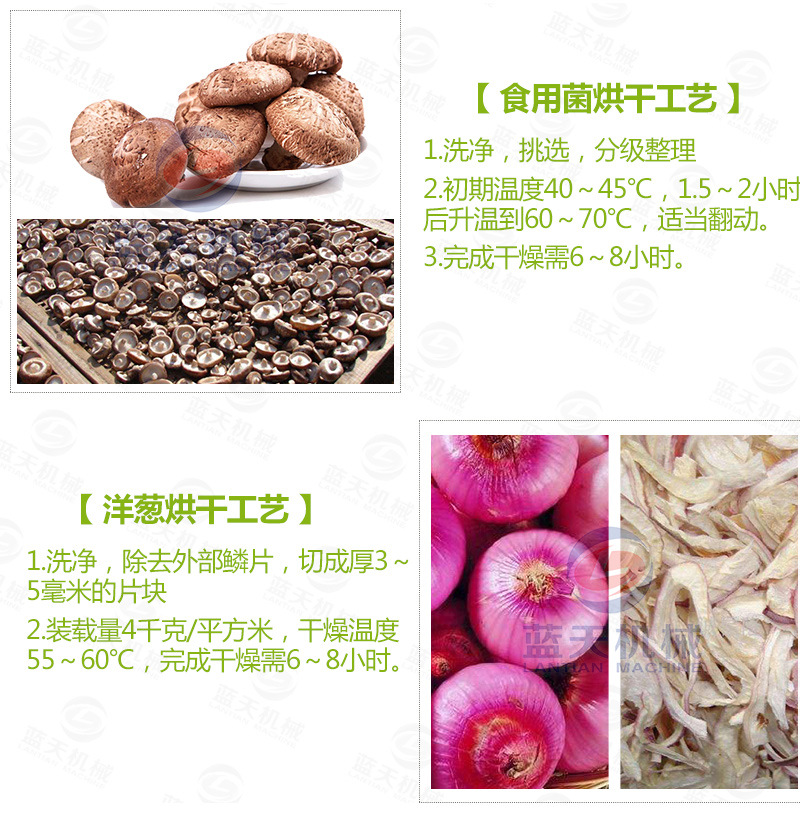 蘿卜條網(wǎng)帶烘干機(jī)常見(jiàn)烘干工藝