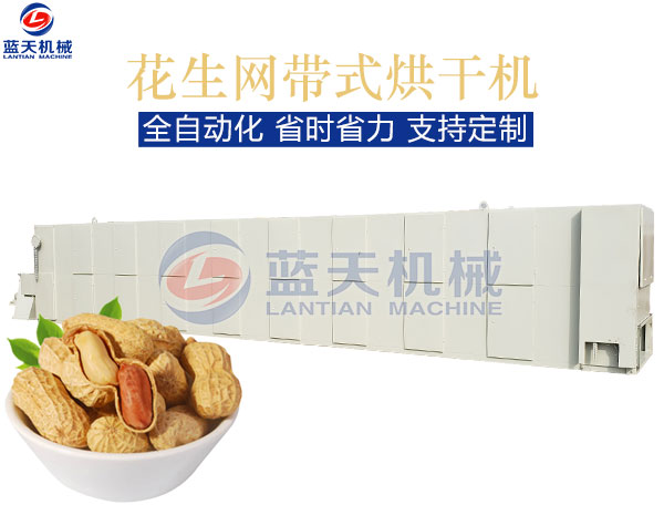 花生網(wǎng)帶式烘干機(jī)