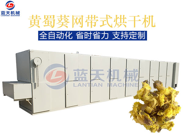 黃蜀葵網(wǎng)帶式烘干機(jī)